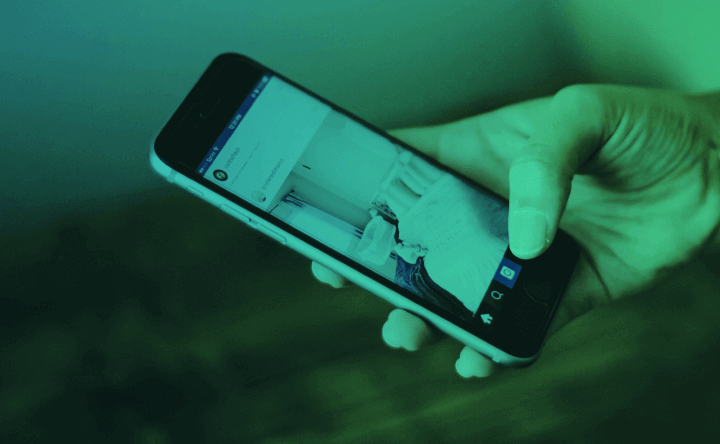 phone on hand